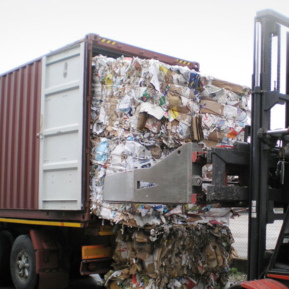 Graded lots prepared and checked before container loading